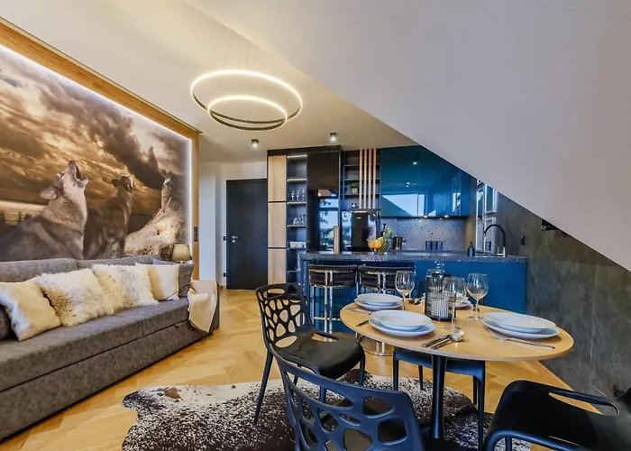 Apartament Wataha - Stylowy Apartament Z Bezplatnym Jacuzzi, Sauna Oraz Podziemnym Parkingiem W Cenie